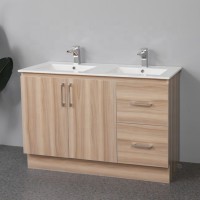 floor standing bathroom  vanity  cabinet melamine sink and cabinet combo