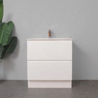 600*456*835mm Floor standing Hotel pvc bathroom cabinet vanity